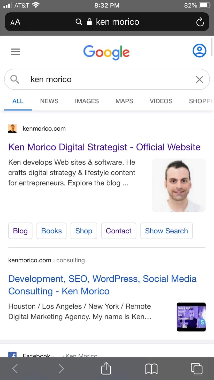 Digital Strategist SERP Results